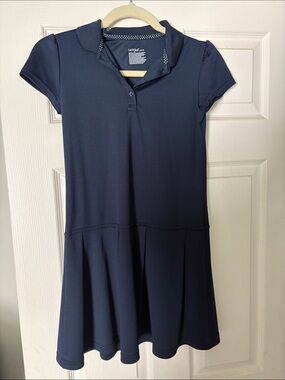 Cat and Jack navy polo dress